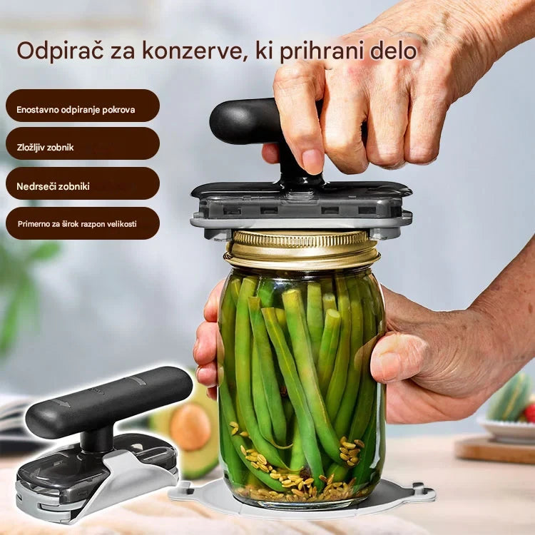 Kupi enega, drugega dobiš brezplačno, Varčno odpiranje pločevink. Koristen pripomoček za družinsko kuhinjo
