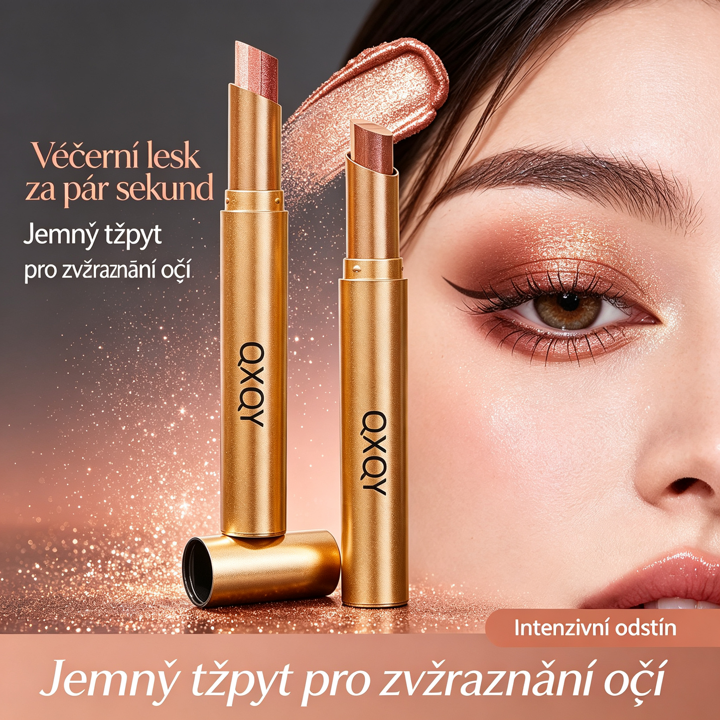 🔥【Kupte 1 a získejte 1 zdarma】 ✨Tyčinka na oční stíny 3 v 1 – okamžitý jas, liftingový efekt a dlouhotrvající výdrž 💄
