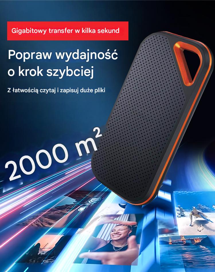 💥【32TB】 Szybki, mobilny dysk twardy o dużej pojemności